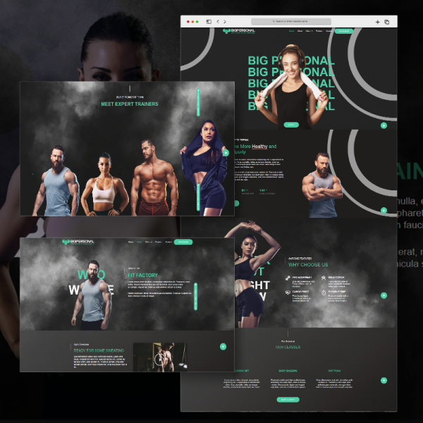 Fit Personal 01 - BIGsales Elementor de academia de ginástica