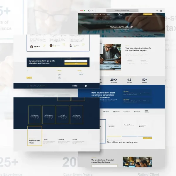 TaxPlan Contabilista 01 - BIGsales Elementor Pro para consultores fiscais e consultoria financeira