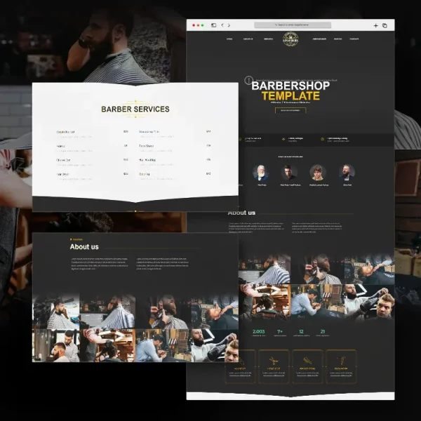 Hector Barber shop 01 - BIGsales Elementor para barbearia