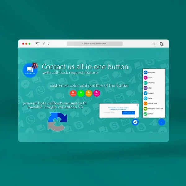 BIGsales Call / Chat / Contact Button