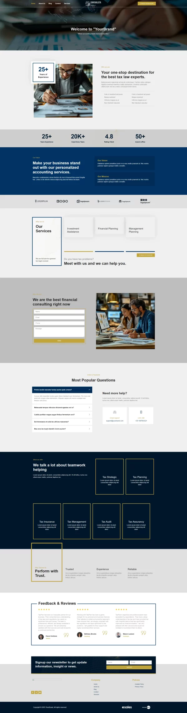 TaxPlan Contabilista 01 - BIGsales Elementor Pro para consultores fiscais e consultoria financeira - Image 2